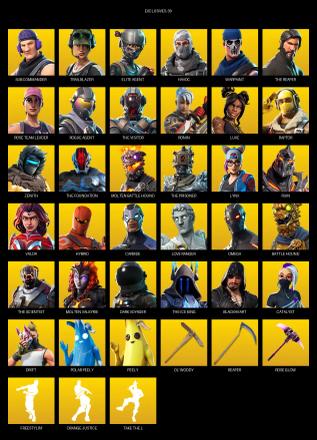 [PC/PSN/XBOX] | 105 skins | Take The L | OG STW | The Reaper | Elite Agent | Omega | Sub Commander | Trailblazer | Havoc | Warpaint | #AHQ1982 — image 1