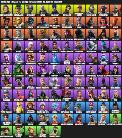 [PC/PSN/XBOX] | 105 skins | Take The L | OG STW | The Reaper | Elite Agent | Omega | Sub Commander | Trailblazer | Havoc | Warpaint | #AHQ1982 — image 2