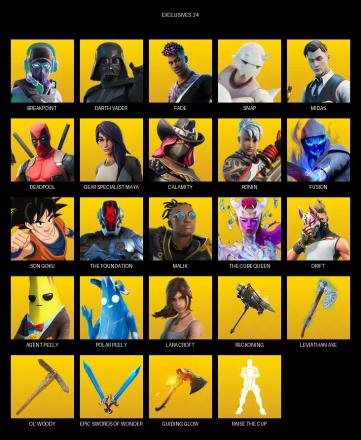 [PC/PSN] | 102 skins | Leviathan Axe | Lara Croft | Breakpoint | Darth Vader | Fade | Snap | Midas | Deadpool | Gear Specialist Maya | #ICO1864 — image 1
