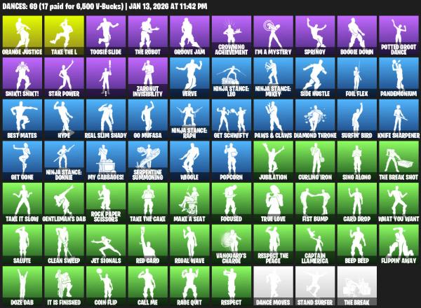 [PC/PSN] | 72 skins | 750 V-bucks | Take The L | Renegade Raider | The Reaper | Elite Agent | Omega | Rogue Agent | Valeria | Raven | #PBQ3995 — image 4