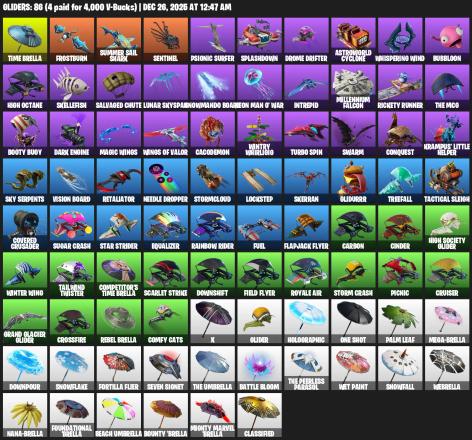 [PC/XBOX] | 80 skins | Take The L | The Reaper | Elite Agent | Royale Bomber | Cloud Striker | Rogue Agent | Blackheart | Lynx | #TNS5226 — image 5