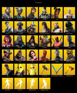 [PC/PSN/XBOX] | 66 skins | Take The L | The Reaper | Elite Agent | Omega | Rogue Agent | Sentinel | Luxe | Ragnarok | Midas | The Visitor | #FML0636 — Fortnite account listing