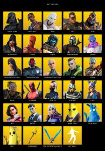 [PC/XBOX] | 85 skins | Travis Scott | Darth Vader | Snap | Joey | Ruin | Blackheart | Hybrid | Zenith | Mandalorian | Kymera | #FFQ4457 — Fortnite account listing