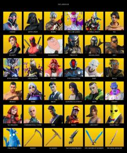 [PC/PSN/XBOX] | 131 skins | Lara Croft | Xander | Darth Vader | Ronin | The Cube Queen | Eternal Knight | Raz | Polarity | Deadpool | #SUB0012 — Fortnite account listing