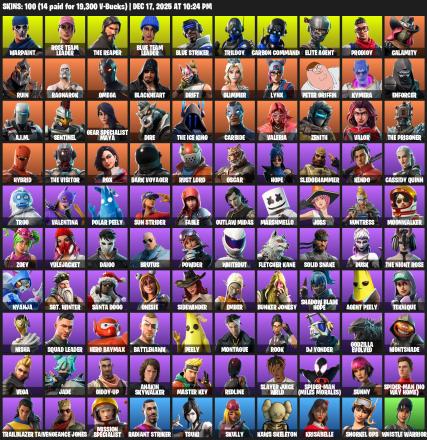 [PC/XBOX] | 100 skins | Take The L | OG STW | The Reaper | Elite Agent | Omega | Warpaint | Rose Team Leader | Blue Team Leader | #RWJ0129 — image 2