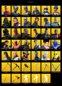 [PC/PSN/XBOX] | 101 skins | 2650 V-bucks | Take The L | Royale Knight | The Reaper | Elite Agent | Blue Squire | Prodigy | Havoc | #AIF1017 — Fortnite account listing