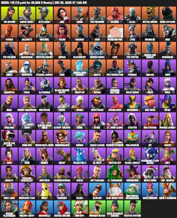 [PC/PSN] | 118 skins | Take The L | The Reaper | Elite Agent | Omega | Rogue Agent | Rox | Ronin | The Prisoner | Valeria | A.I.M. | #BSD8735 — image 2