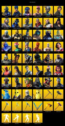 [PC/XBOX] | 121 skins | Take The L | OG STW | The Reaper | Elite Agent | Omega | Trilogy | Warpaint | Astro Jack | Rose Team Leader | #VFO8411 — image 1