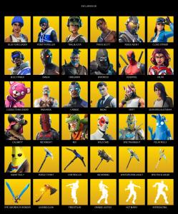 [PC] | 52 skins | Travis Scott | Omega | Blue Team Leader | Point Patroller | Trailblazer | Rogue Agent | Cloud Striker | Blue Striker | #SAW7969 — Fortnite account listing