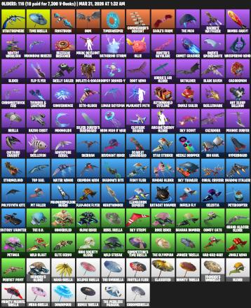 [PC/XBOX] | 187 skins | OG STW | Travis Scott | Point Patroller | Rose Team Leader | Cloud Striker | Warpaint | Astro Jack | Trilogy | #AHW7742 — image 5