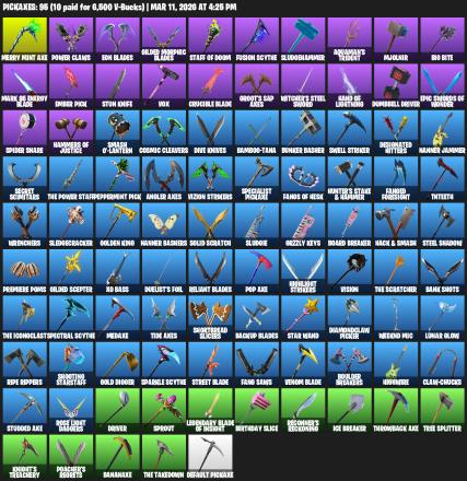 [PC/XBOX] | 107 skins | Merry Mint Axe | Travis Scott | Astro Jack | Point Patroller | Breakpoint | Trilogy | Valeria | The Scientist | #MTA3994 — image 3