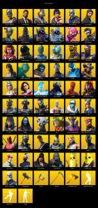 [PC/PSN/XBOX] | 142 skins | Take The L | Floss | Black Knight | Sparkle Specialist | Royale Knight | The Reaper | Elite Agent | Blue Squire | #MNJ9479 — Fortnite account listing