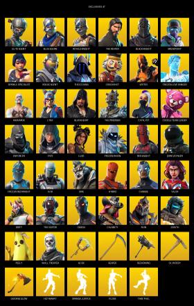 [PC/PSN] | 102 skins | Floss | Take The L | Black Knight | Sparkle Specialist | Royale Knight | The Reaper | Elite Agent | Blue Squire | #PKH6328 — image 1