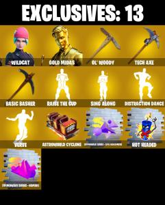 💥 EXCLUSIVE OFFER 💥(PC/PSN/XBOX) 322 SKINS 💫 Wildcat ⚡️ Gold Midas 💍 Backlash ⚡️ The Imagined 💍 Mecha Cuddle Master ⚡️ Snap 💍 Era ⚡️ Gear Specialist Maya 💍 Kymera ⚡️ Nezumi | 1050 V-Buck | PARENTAL CONTROLS — Fortnite account listing