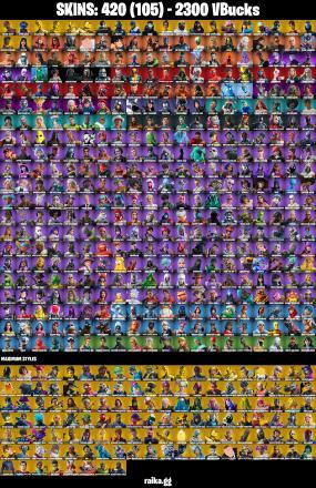 π₯ EXCLUSIVE OFFER π₯(PC/PSN/XBOX) 420 SKINS π« Travis Scott β‘οΈ Astro Jack π Renegade Raider β‘οΈ Aerial Assault Trooper π Gold Midas β‘οΈ Gold TNTina | 2300 V-Buck | PARENTAL CONTROLS β image 2