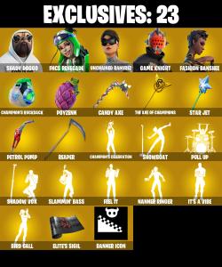 (PC/PSN/XBOX) 394 SKINS 💫 Renegade Raider ⚡️ Aerial Assault Trooper 💍 Shady Doggo ⚡️ FNCS Renegade 💍 Unchained Ramirez | 50 V-Buck | PARENTAL CONTROLS — Fortnite account listing