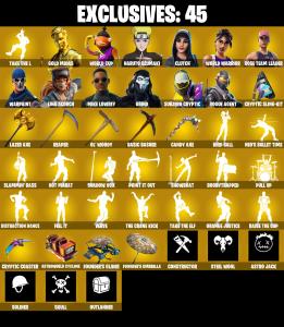 💥 EXCLUSIVE OFFER💥(PC/PSN/XBOX) 403 SKINS 💫 Gold Midas ⚡️ WORLD CUP 💍 Naruto Uzumaki ⚡️ Clutch 💍 World Warrior ⚡️ Lina Scorch 💍 Mike Lowrey ⚡️ Grind | 1200 V-Buck | PARENTAL CONTROLS — Fortnite account listing