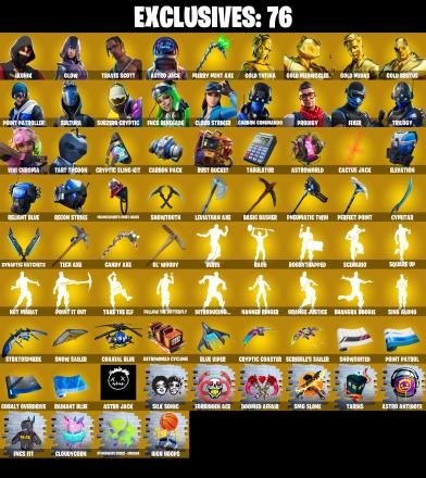 💥 EXCLUSIVE OFFER 💥(PC/PSN/XBOX) 260 SKINS 💫 IKONIK ⚡️ Travis Scott 💍 Astro Jack ⚡️ Glow 💍 Gold TNTina ⚡️ Gold Meowscles 💍 Gold Midas ⚡️ Gold Brutus 💍 Point Patroller | 1150 V-Buck | PARENTAL CONTROLS — image 1