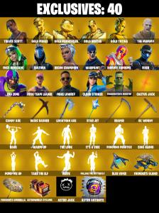 β¨ EXCLUSIVE OFFERβ‘οΈ(PC) OG STW / 434 SKINS π« Travis Scott π₯ Renegade Raider π Gold Midas π₯ Gold Meowscles π Gold Brutus π₯ Gold TNTina π The Mummy π₯ 11500 V-Bucks | PARENTAL CONTROLS β Fortnite account listing