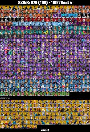 (PC/XBOX) 100 VB) 479 SKINS π₯ Game Knight π₯ Unchained Ramirez π₯ FNCS 3:1 Champion π₯ Grind π₯ Arcane Jinx π₯ Mat Master π₯ Andre π₯ Rene | PARENTAL CONTROLS β image 6
