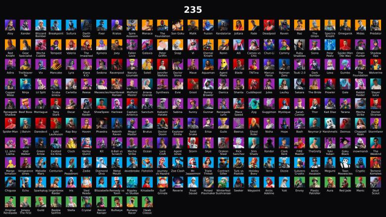 PC,PSN,XBOX 235 SKINS FA ⸱ LEVIATHAN AXE ⸱ KRATOS,ALOY,JOLTARA,GALAXIA,CHUN-LI,CAMMY,NARUTO,TONY STARK,PHAEDRA,LARA CROFT,STORM RK2032 — image 1