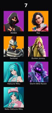 PC,PSN,XBOX 7 SKINS FA ⸱ IKONIK ⸱ HATSUNE MIKU RK2122 — image 1