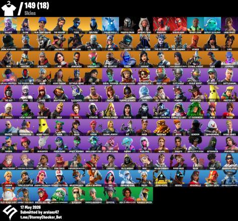 [PC/XBL/PSN] | 149 Skins | Galaxy | Glow | Blue Team Leader | The Reaper | Fixer | Stellar Axe | Cymitar | Snowtooth | S12-Badge-3 | BRSeason1 | 450 VB — image 1