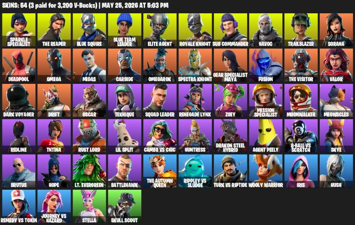 [XBOX/PC] 54 skins | Floss 🎉 Sparkle Specialist 🎉 Royale Knight 🎉 The Reaper 🎉 Elite Agent 🎉 Blue Squire 🎉 Take The L 🎉 Omega | Full Access — image 1