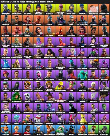 [PC] 120 skins | OG STW | Floss 🎉 Sparkle Specialist 🎉 Royale Knight 🎉 The Reaper 🎉 Elite Agent 🎉 Blue Squire 🎉 Take The L 🎉 Harley Quinn | Full Access — image 1