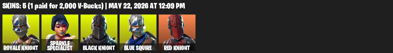 [PSN/PC] 5 skins | Black Knight 🎉 Floss 🎉 Sparkle Specialist 🎉 Royale Knight 🎉 Blue Squire | Full Access — image 1