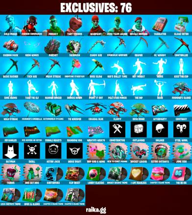 🔴♦️ DISCOUNTED ♦️🔴 135 skins 💎 OG STW 💎 Master Chief 💎 Gold Midas 💎 Carbon Commando 💎 Prodigy 💎 Tart Tycoon 💎 Royale Bomber 💎 Fade 💎 Calamity 💎 Drift 💎 Joey 💎 Torin 💎 Wild Card 💎 Hybrid 💎 Rox 💎 Lynx 💎 PC\PSN\XBOX\SWITCH 💎 — image 1