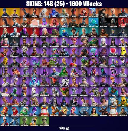 🔴♦️ EXCLUSIVE OFFER ♦️🔴 148 skins 💎 OG STW 💎 Fade 💎 John Wick 💎 Snap 💎 Fusion 💎 Spectra Knight 💎 Malice 💎 The Imagined 💎 Renzo the Destroyer 💎 Era 💎 Paradigm (Reality-659) 💎 The Foundation 💎 PC\PSN\XBOX\SWITCH 💎 — image 2