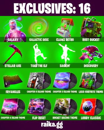 ๐ดโฆ๏ธ EXCLUSIVE ACCOUNT โฆ๏ธ๐ด GALAXY ๐ 37 skins ๐ Calamity ๐ Enforcer ๐ Drift ๐ Dark Bomber ๐ Wastelander Magneto ๐ T-60 Power Armor ๐ Slayer Juice WRLD ๐ Lustrous Luxe ๐ Sledgehammer ๐ Giddy-up ๐ Rook ๐ PC\PSN\XBOX\SWITCH ๐ โ image 1
