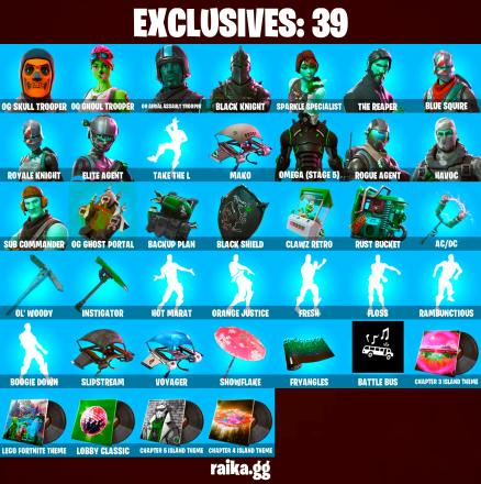 ๐ดโฆ๏ธ TRIPLE OG โฆ๏ธ๐ด OG GHOUL TROOPER ๐ OG AERIAL ASSAULT TROOPER ๐ OG SKULL TROOPER ๐ 90 skins ๐ Black Knight ๐ Sparkle Specialist ๐ The Reaper ๐ Blue Squire ๐ Royale Knight ๐ Elite Agent ๐ PC\PSN\XBOX\SWITCH ๐ โ image 1
