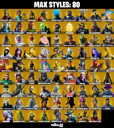 [PC/PSN] 💻🎮 235 Skins👕 | Huntmaster Saber🐺 | Gold Meowscles🥇 | Gold Midas👑 | Gold Brutus💪 | Drift⚡ | Eternal Knight⚔️ | The Scientist🔬 | Mako🪂 | 1100 VBucks💸 — image 6
