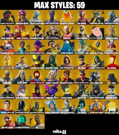 [PC] 💻 225 Skins👕 | Renegade Raider🏆 | Zeus⚡ | Hades🔥 | Peter Griffin🍗 | Son Goku🐉 | Spire Assassin🗡 | Raven🖤 | Reaper⛏ | 200 VBucks💸 — image 8
