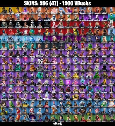 [PC] 💻 256 Skins👕 | Renegade Raider🔥 | Aerial Assault Trooper⭐ | Master Chief Matte Black🎮 | FNCS 3:1 Champion🏆 | The Champion🏅 | Kymera👽 | 1200 VBucks💸 — image 1