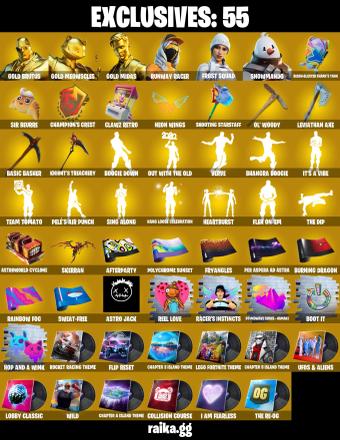 [PC/XBOX] 101 skins | Gold Brutus | Gold Meowscles | Gold Midas | Field Commander | Tentacular | Leviathan Axe | BE4 — image 6