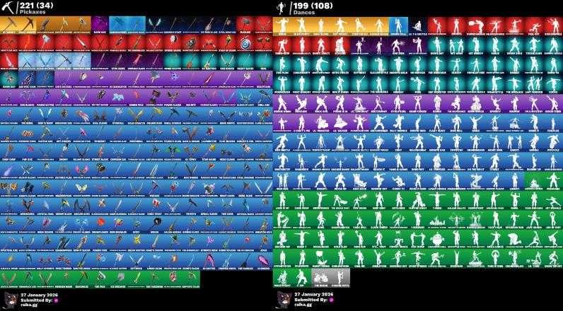 [PC/PSN/XBOX] 233 skins | Renegade Raider | Gold Brutus | Gold Midas | FNCS Renegade | Menace | DJ Bop | Ronin | — image 2