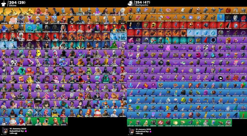 [PC/PSN/XBOX] 204 skins | Renegade Raider | Gold TNTina | Gold Brutus | Gold Midas | Gold Meowscles | Valeria | — image 2