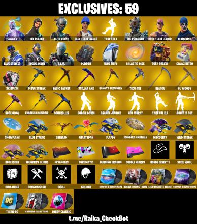 [PC/PSN/XBOX] 72 skins | OG STW | Galaxy | The Reaper | Elite Agent | Blue Team Leader | Blue Striker | Rogue Agent | Y333 — image 6