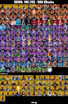 [PC/PSN/XBOX] 166 skins | OG STW | IKONIK | Victor Elite | Trailblazer | Sub Commander | Havoc | STAGE 5 | Y518 — image 1