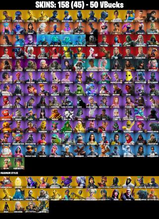 ⚡️PC/PSN/XBOX⚡️158 Skins 💎 Travis Scott 💎 Astro Jack 💎 Gold Midas 💎 Gold Brutus 💎 Nog Ops 💎 Ariana Grande 💎 Scuba Crystal 💎Michonne 💎 Lara Croft 💎 Harley Quinn 💎 Fixer 💎 Get Griddy 💎 Go Mufasa 💎 Jabba Switchway 💎 Out West 💎 Say So 💎 — image 2