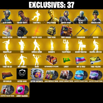 ⚡️PC/PSN/XBOX⚡️81 Skins 💎 Travis Scott 💎 Elite Agent 💎 Take The L 💎 Gold Midas 💎 Rogue Agent 💎 Trailblazer 💎 Freestylin' 💎 Rage 💎 Cactus Jack 💎 Reaper 💎 Skull Trooper 💎 Deadpool 💎 Laguna 💎 Iris 💎 50 VB — image 1