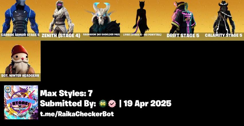 ⭐ Inactive for 4 years | 54 skins | The Reaper | Elite Agent | Take The L | Trailblazer | Rogue Agent | Carbide Armor Stage 5 | Zenith (Stage 4) | Ragnarok (No Shoulder Pad) | 450 VB — image 5