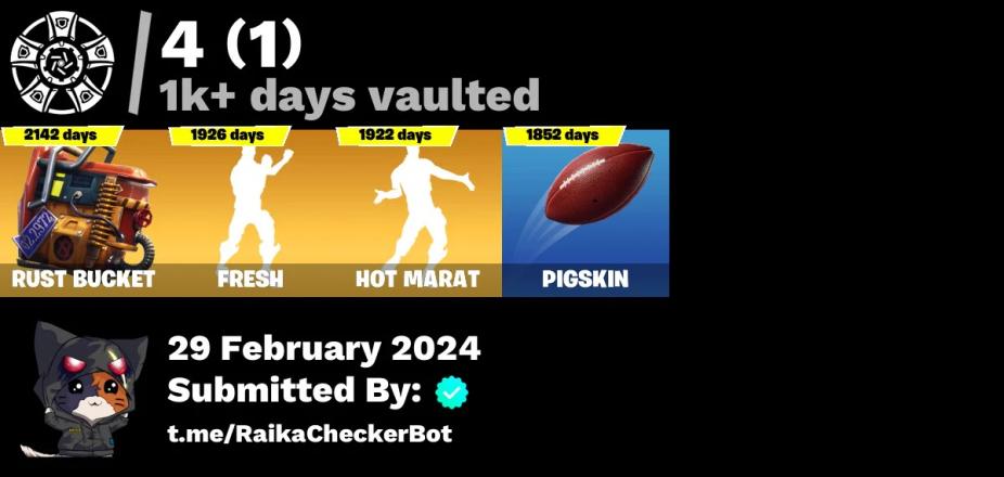 ⭐ Inactive for 4 years |    86 skins | The Reaper | Blue Squire | Royale Knight | Fishstick (World Cup) | Rogue Agent | Elite Agent | Zenith | Hybrid | Ragnarok — image 6