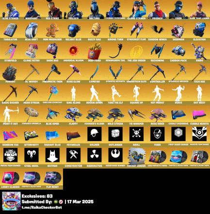 ⭐ Inactive for 5 years |  112 skins | OG STW | Blue Striker | Trilogy | Sultura | Carbon Commando | Cloud Striker | Prodigy | Fixer | The Scientist (White) | Hybrid (Stage 4) | 370 VB — image 6