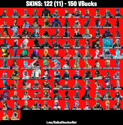⭐ Inactive for 5 years | 122 skins | OG STW | The Reaper | Blue Squire | Royale Knight | Elite Agent | Take The L | Omega (stage 5) | Rogue Agent | Sub Commander | Vivi Chroma | 150 VB — image 1