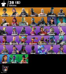 [PC/XBOX/PSN] 38 Skins 💜 Trailblazer 💜 Sub Commander | Havoc | Omega | Ragnarok | Omegarok | Visitor | Drift | Freestylin' | Spectra Knight | Carbide | 800 VB