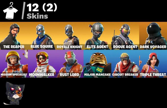 [PC/XBOX/PSN] 12 Skins 💜 The Reaper 💜 Blue Squire | Royale Knight | Elite Agent | Mako | Take The L | Rogue Agent | Dark Voyager | Mission Specialist | 300 VB — image 1